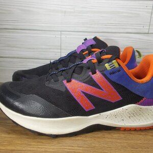 New Balance Nitrel V4 Black and Orange Athletic Shoes